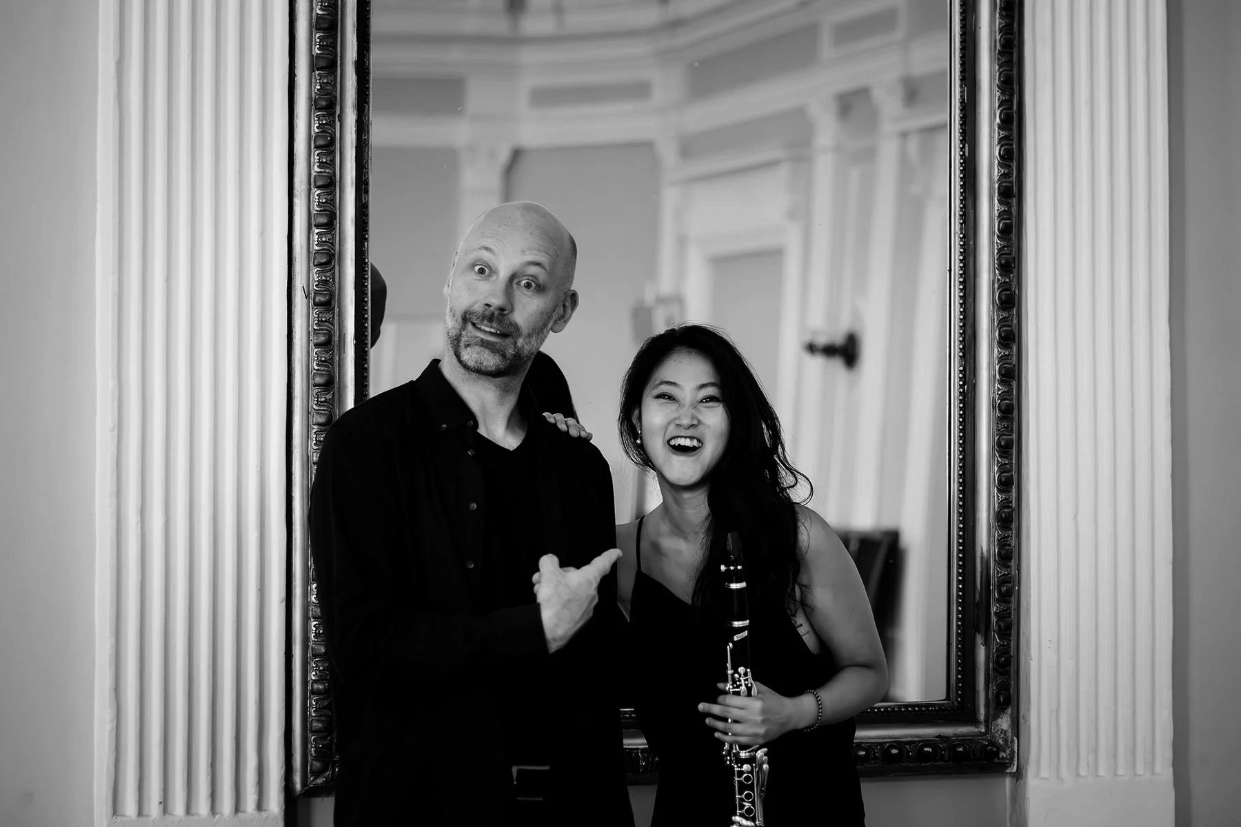 Duo KlAkk! — Ji Eun Kim und Harald Oeler